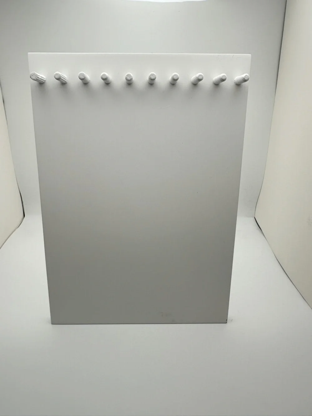 Rebrilliant white wood jewelry stand